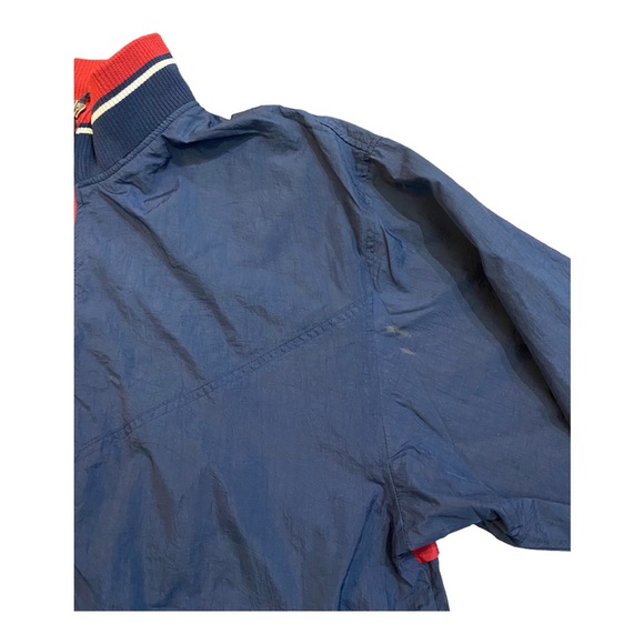 Vintage 90s STARTER Half Zip Bomber Lightweight Windbreaker Shell Jacket - Picture 4 of 7